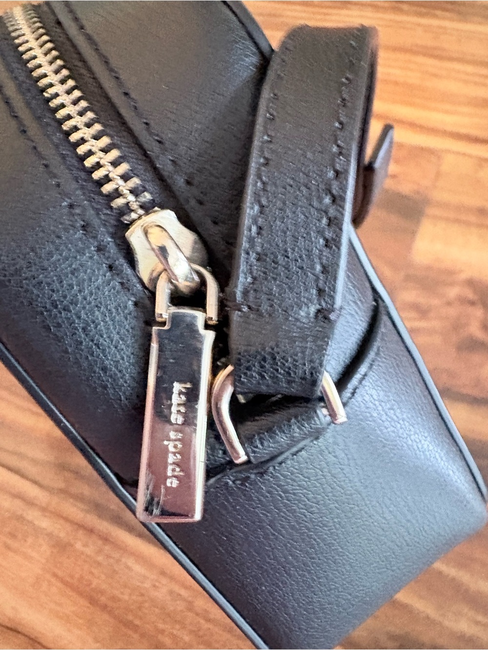 Kate Spade Harper Black Leather Crossbody Bag Camera Purse - Picture 10 of 16